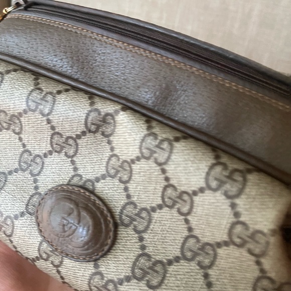 Authentic Gucci vintage GG canvas crossbody bag 001.115.5770 (F1001) - Picture 4 of 14